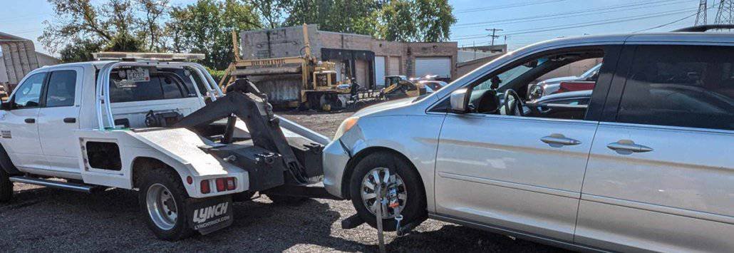 On Kaul Auto Salvage Junk Car in Milwaukee